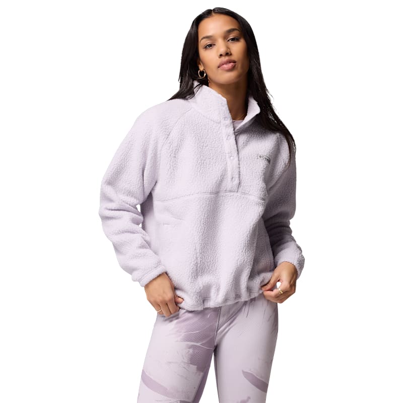 Columbia Jasper Ridge Pebbled Fleece Half-Snap Long-Sleeve Pullover for Ladies