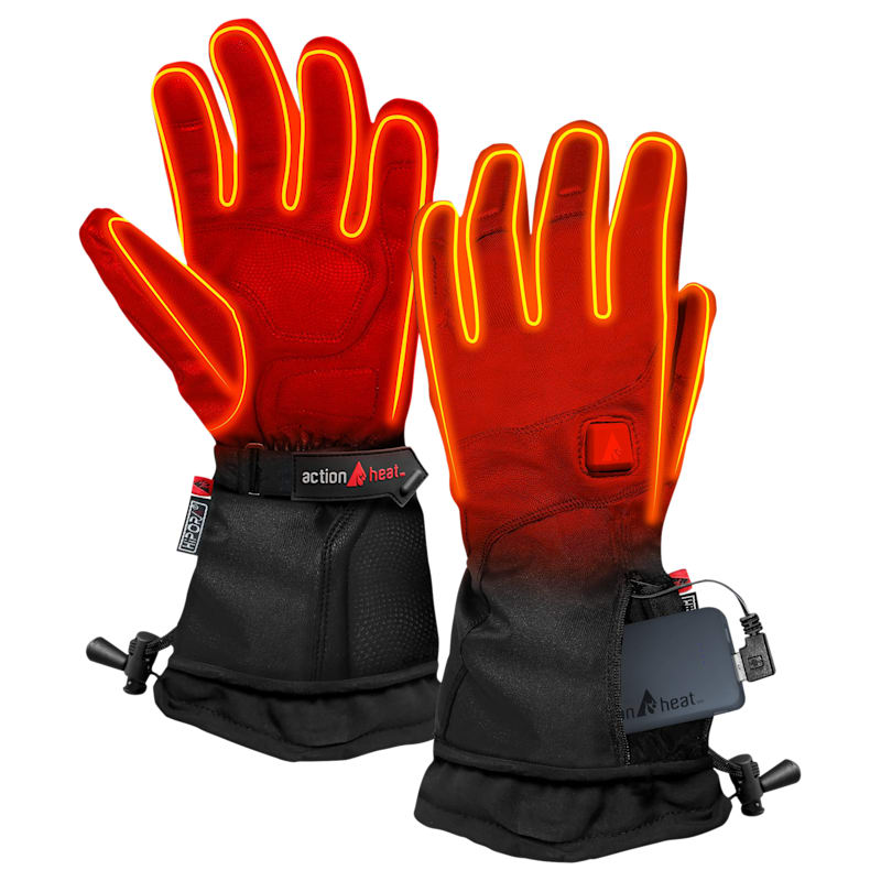 ActionHeat 5V Battery Heated Premium Gloves for Ladies