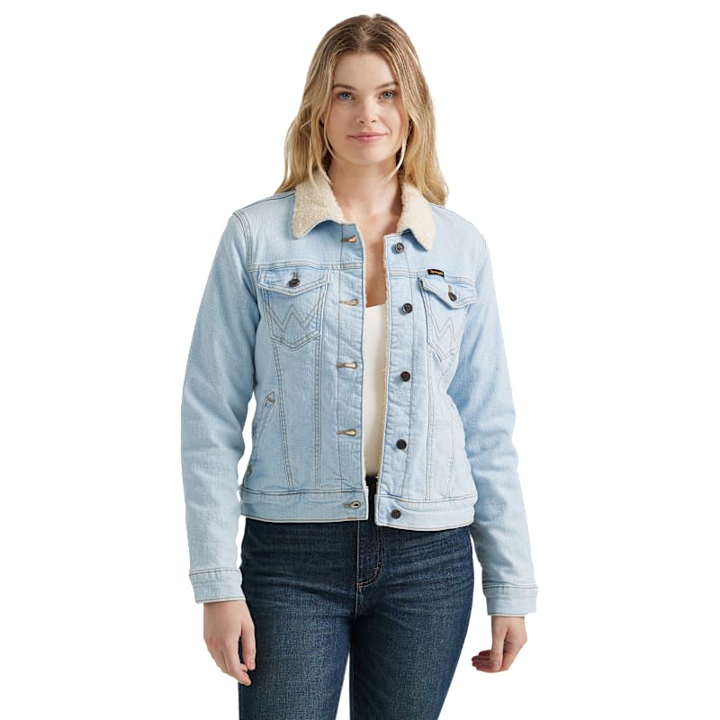 Wrangler Retro Sherpa-Lined Jacket for Ladies