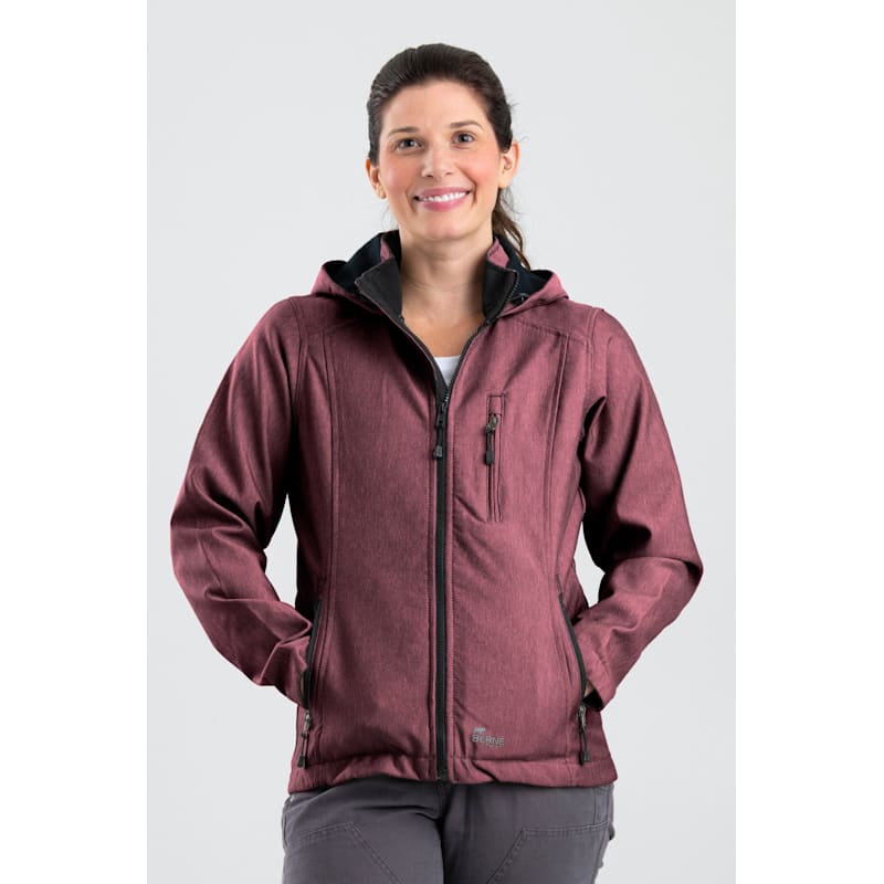 Berne Hooded Softshell Jacket for Ladies