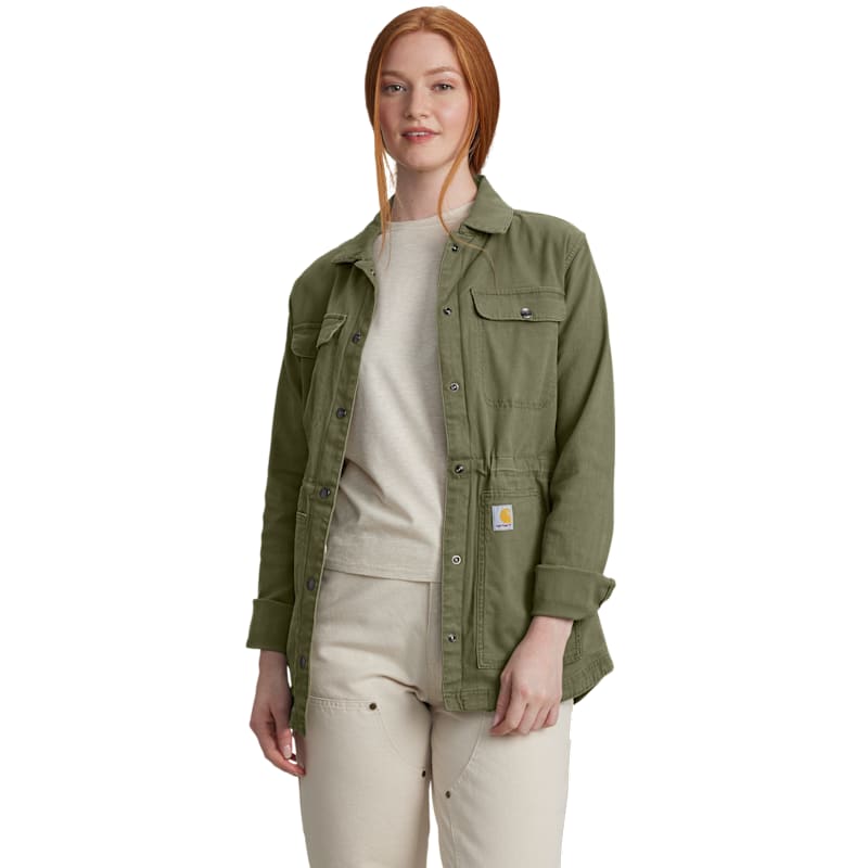 Carhartt TENCEL Fiber Series Relaxed-Fit Canvas Coat for Ladies