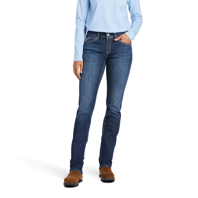 Ariat Flame-Resistant Perfect Rise DuraStretch Avelynn Slim-Leg Jeans for Ladies