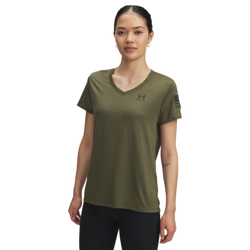 Under Armour Freedom Tech V-Neck Short-Sleeve T-Shirt