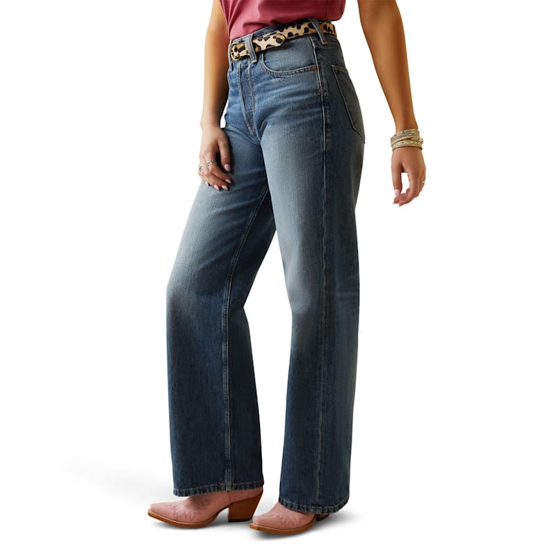 Ariat Ultra-High-Rise Tomboy Wide Jeans for Ladies