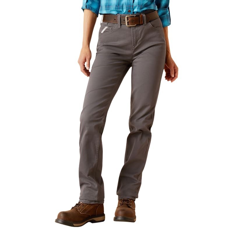 Ariat Rebar Perfect Rise Made Tough Straight Leg Pants for Ladies