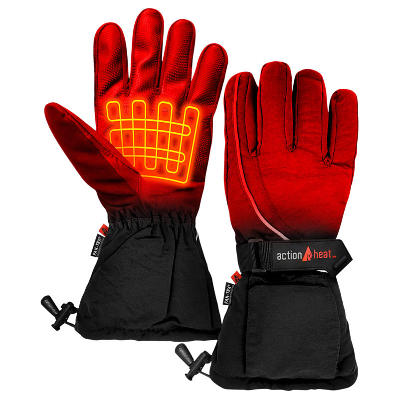 ActionHeat AA Battery Heated Gloves for Ladies
