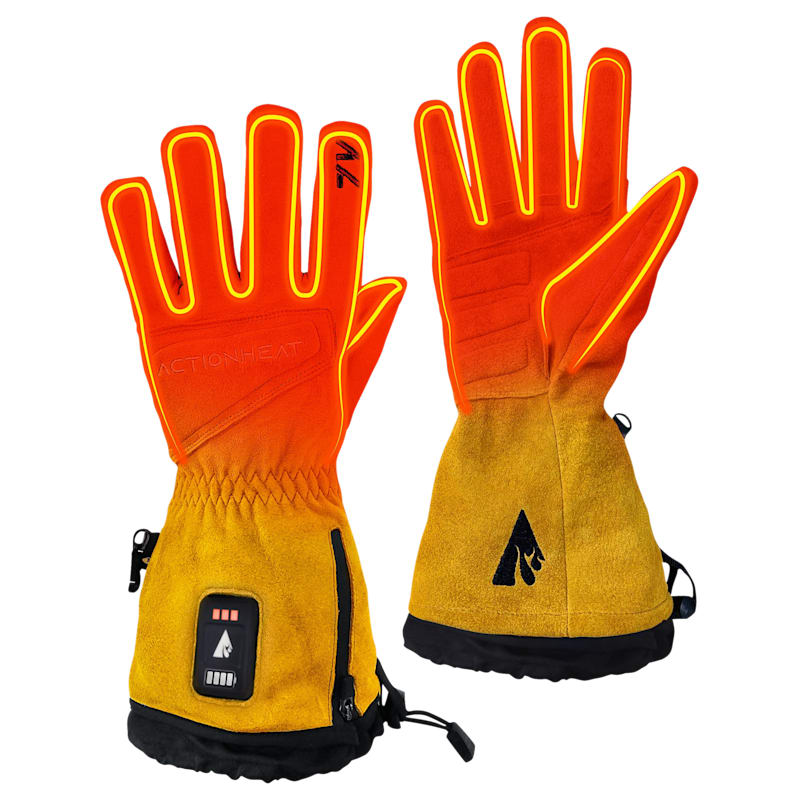 ActionHeat 7V Rugged Leather Heated Work Gloves