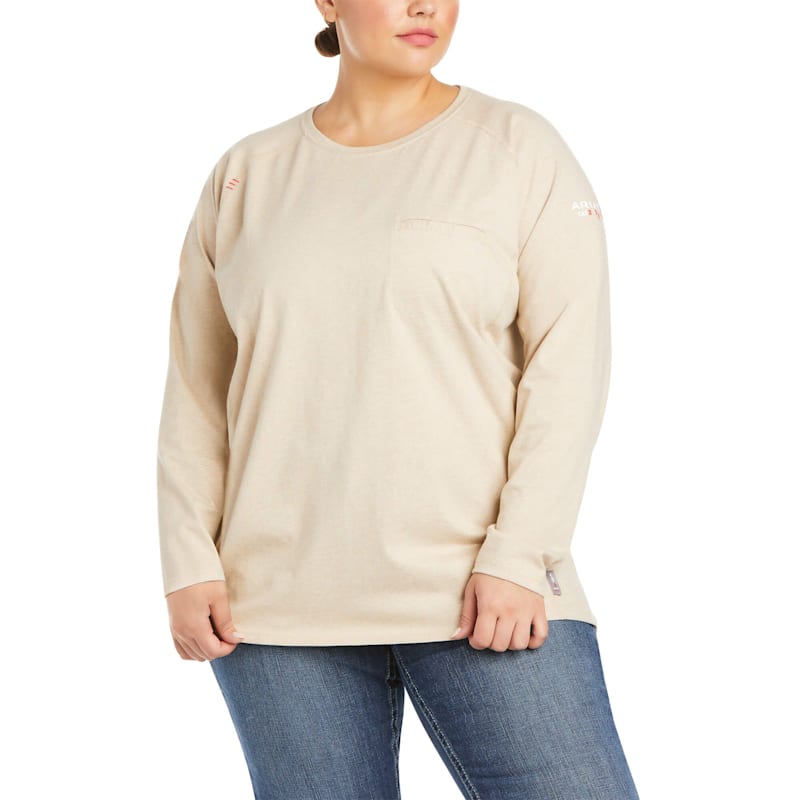 Ariat Flame-Resistant Air Crew Long-Sleeve T-Shirt for Ladies
