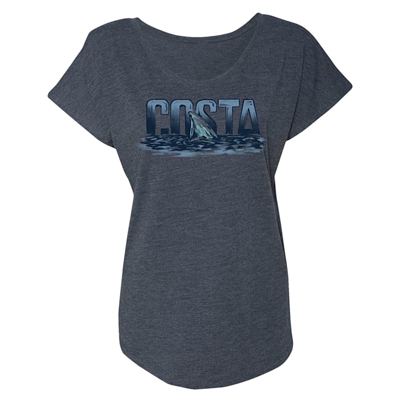 Costa Del Mar Surface Shark Short-Sleeve T-Shirt for Ladies