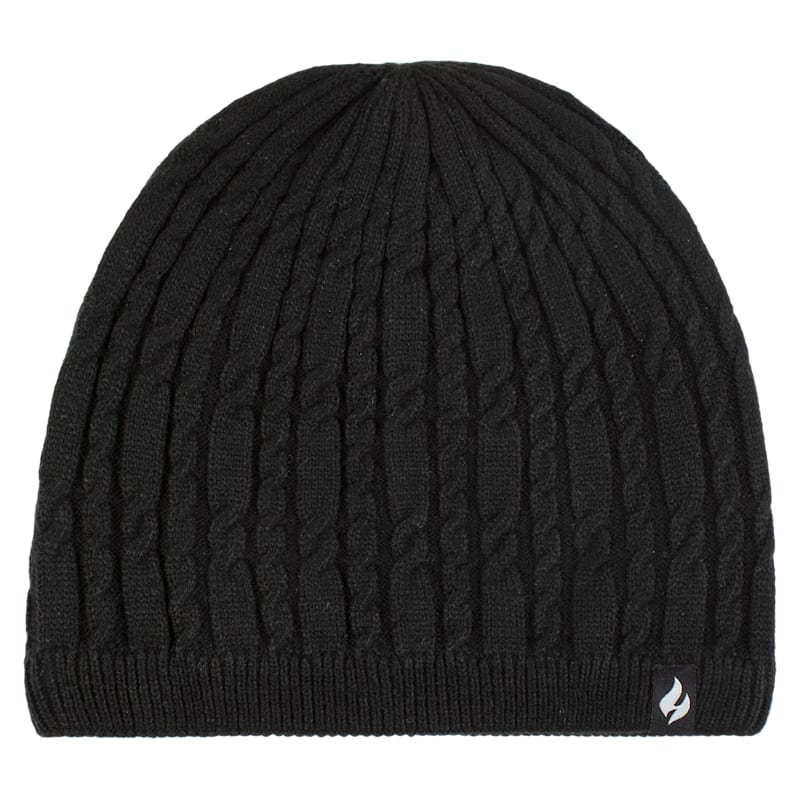 Heat Holders LITE Anna Cable Knit Beanie Hat for Ladies