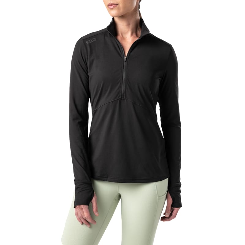 5.11 Tactical PT-R Catalyst Half-Zip Long-Sleeve Pullover for Ladies