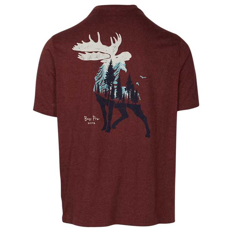 Bass Pro Shops Mountain Bound Moose Short-Sleeve T-Shirt for Men