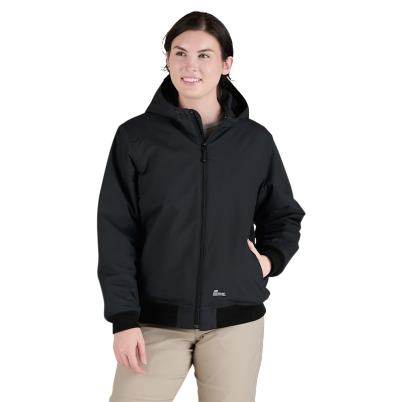 Berne Weather Warrior Flex Nylon Hooded Active Jacket