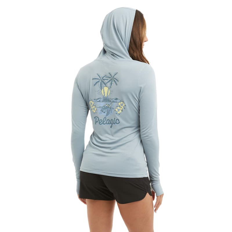 Pelagic Aquatek Isla Tortuga Hooded Fishing Shirt