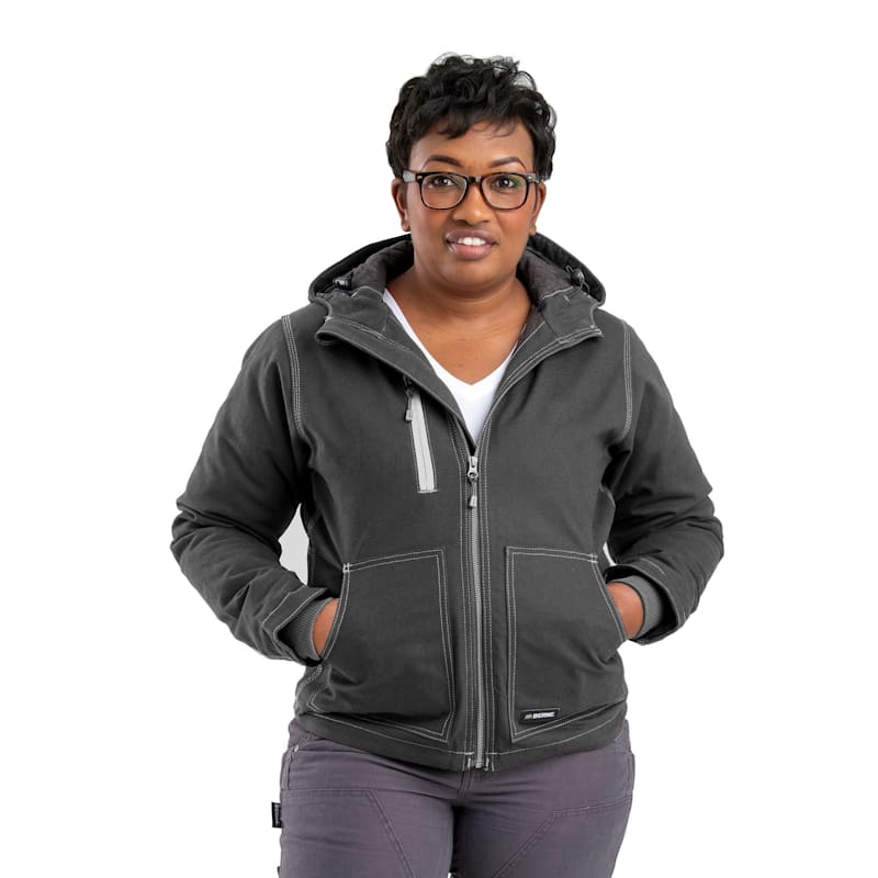 Berne Softstone Duck Hooded Jacket for Ladies