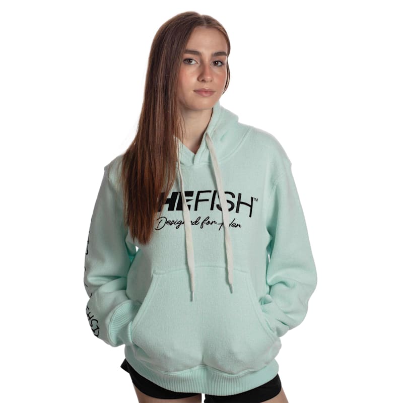 SheFish Heathered Hoodie