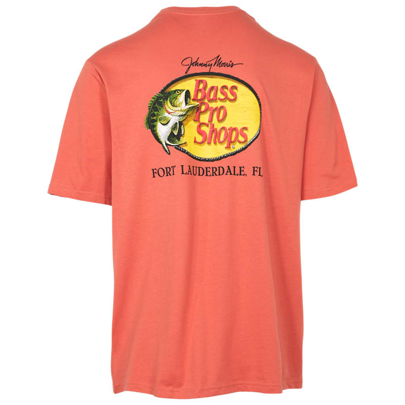 Bass Pro Shops Fort Lauderdale Woodcut Logo Short-Sleeve T-Shirt for Men