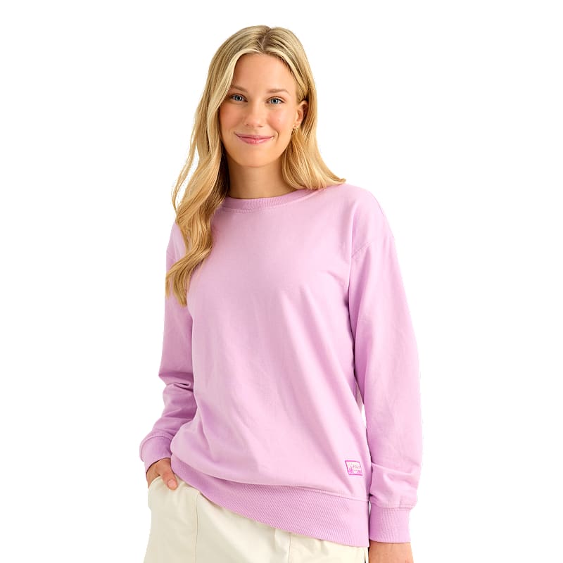 Huk Edisto Heritage Terry Crew Sweatshirt