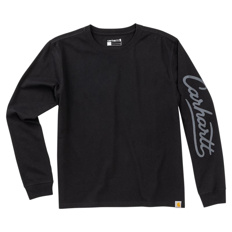 Carhartt Irvine Loose Long-Sleeve Logo T-Shirt
