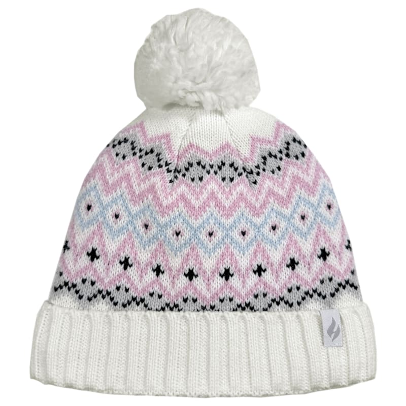 Heat Holders Astrid Fair Isle Pom-Pom Beanie