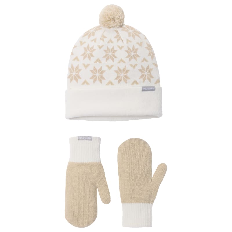 Columbia Snowflake Beanie and Mitten Set