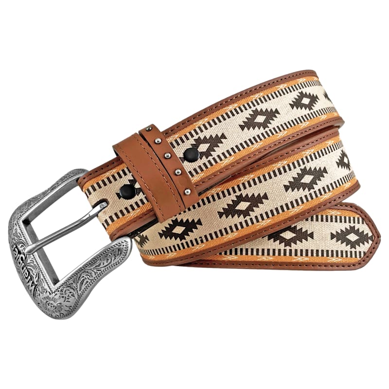 Wrangler Navajo Print Western Belt