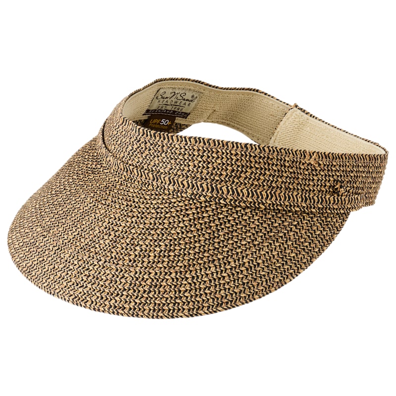 Sun 'N' Sand Paper Braid Visor