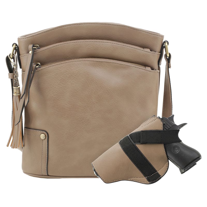 Jessie & James Handbags Robin Concealed Carry Lock and Key Crossbody