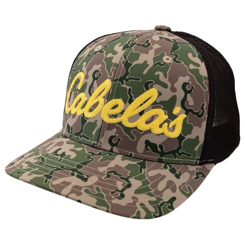 Cabela's Signature Logo Camo Mesh-Back Cap