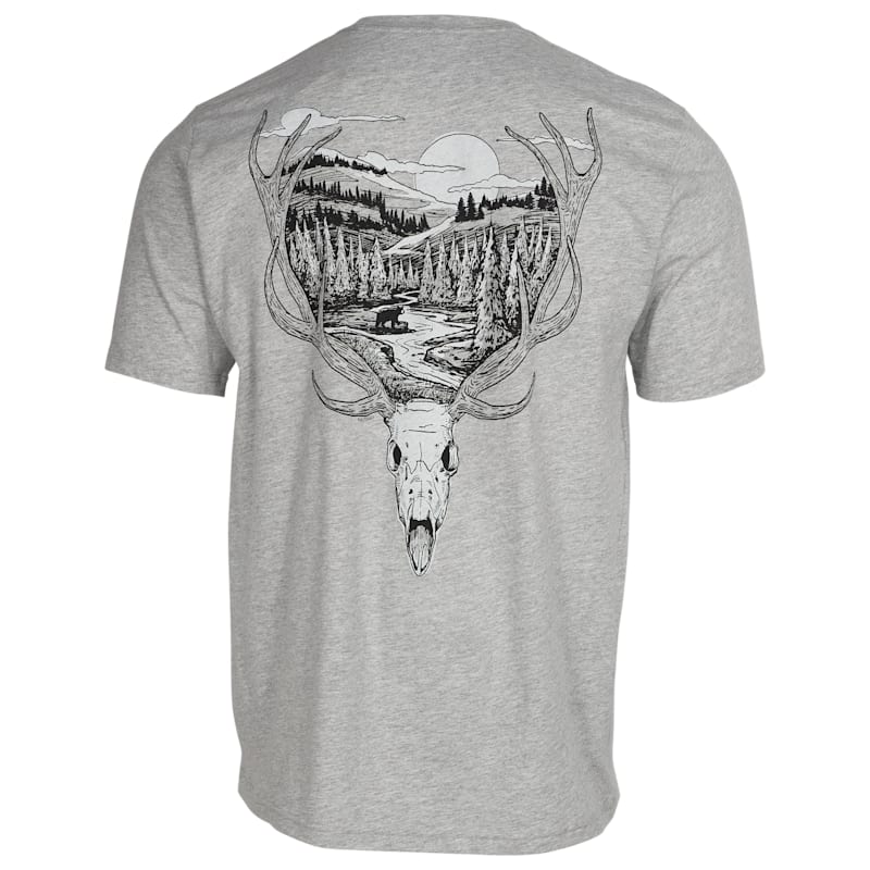 Bass Pro Shops Antler Landscape Short-Sleeve T-Shirt for Men