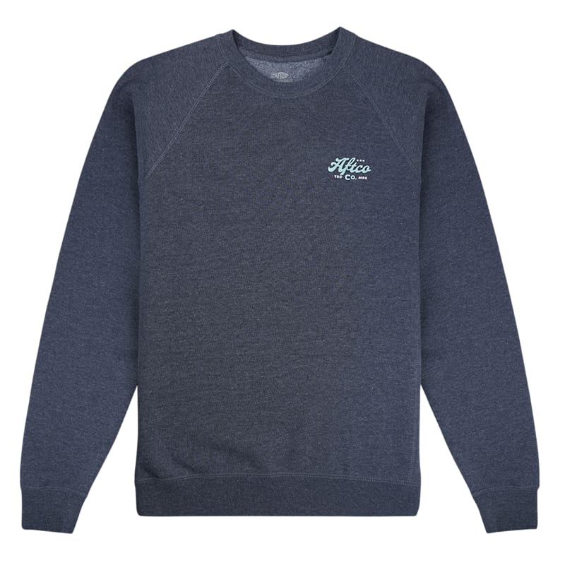 AFTCO Wordmark Fleece Crew-Neck Long-Sleeve Sweatshirt for Ladies