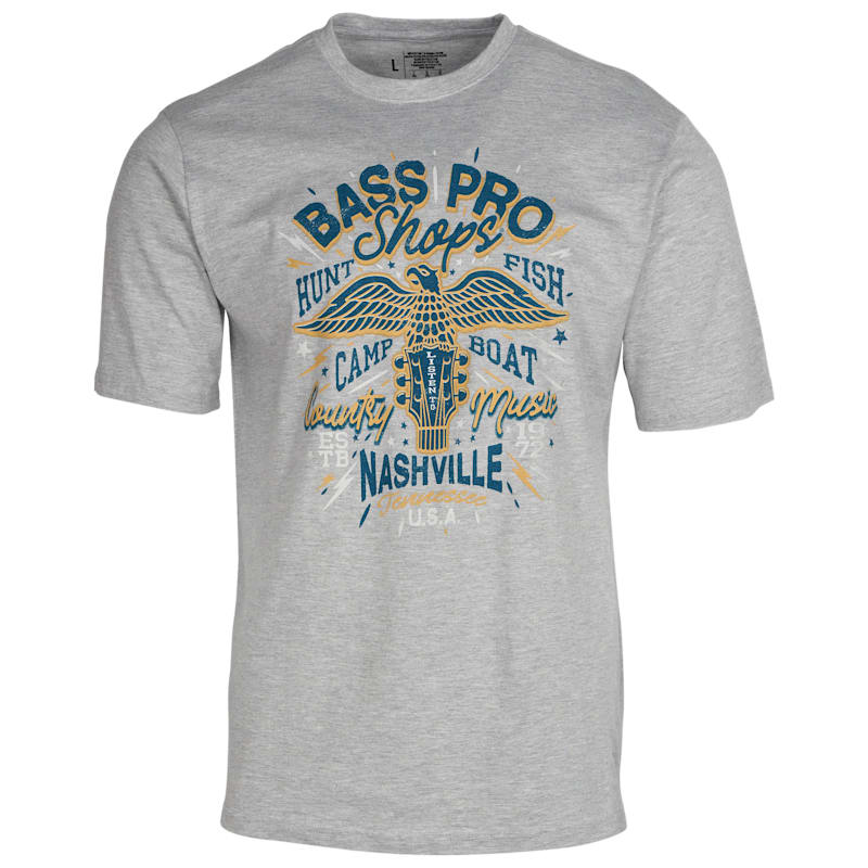 Bass Pro Shops Nashville Vintage Label Short-Sleeve T-Shirt for Men