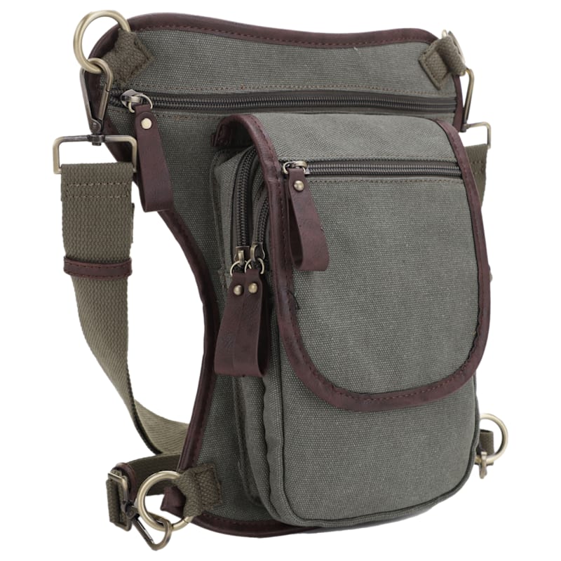 Jessie & James Handbags Cougar Canvas Concealed-Carry Waist and Leg Bag