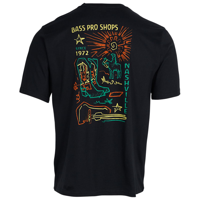 Bass Pro Shops Nashville Collage Short-Sleeve T-Shirt for Men