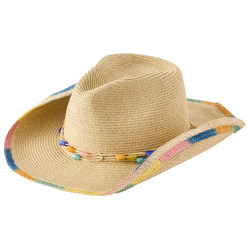 Sun 'N' Sand Sea Glass Western Hat