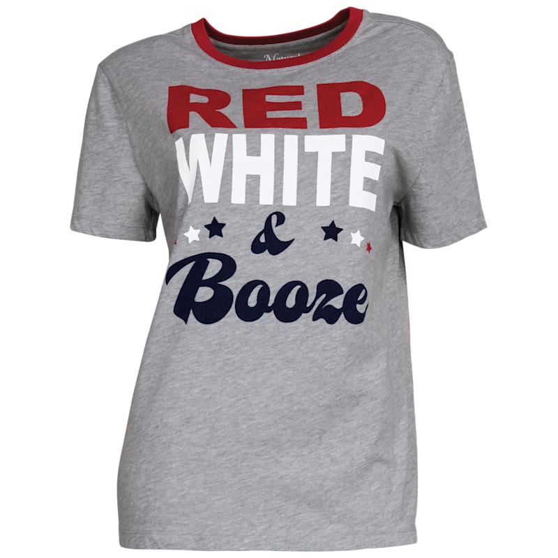 Natural Reflections Red White and Booze Short-Sleeve T-Shirt