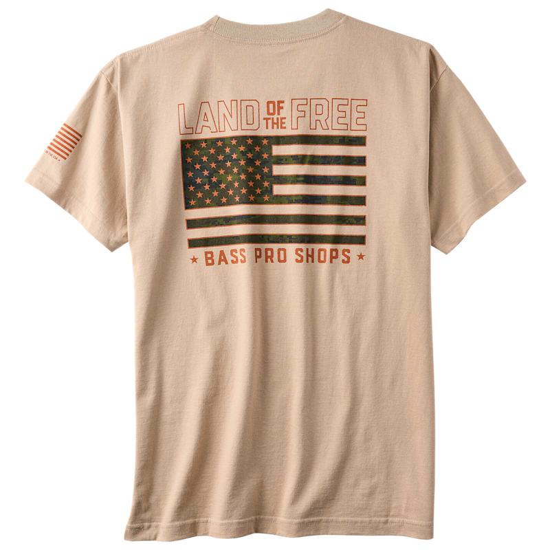 Land of the Free Wave Short-Sleeve T-Shirt