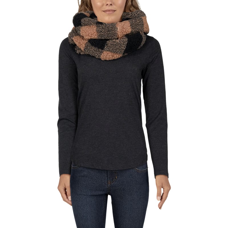 Natural Reflections Buffalo Sherpa Eternity Scarf