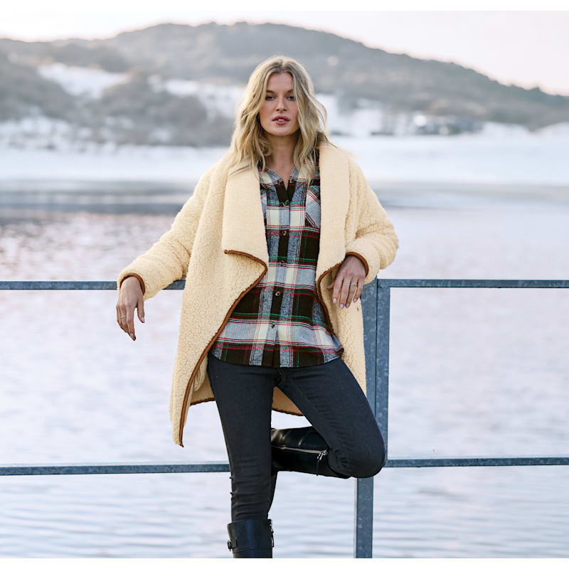 Natural Reflections Sherpa Cardigan