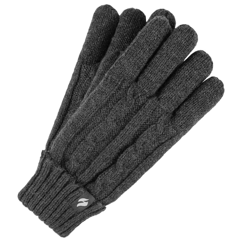Heat Holders Amelia Twist Cable Knit Gloves for Ladies