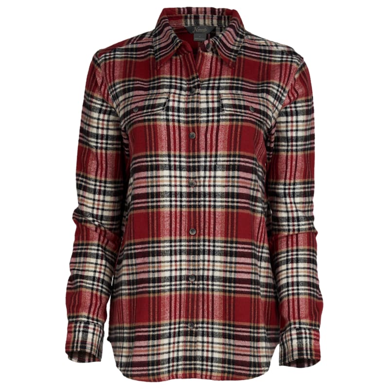 Natural Reflections Brushed Long-Sleeve Flannel Shirt