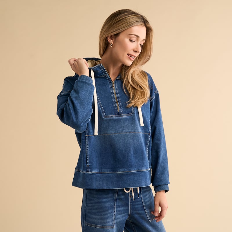 Natural Reflections Daybreak Denim Pullover Hoodie