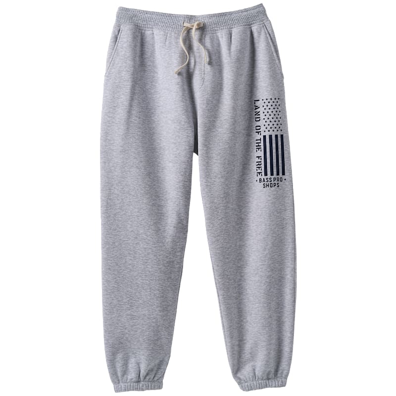 Land of the Free Vertical Flag Fleece Joggers