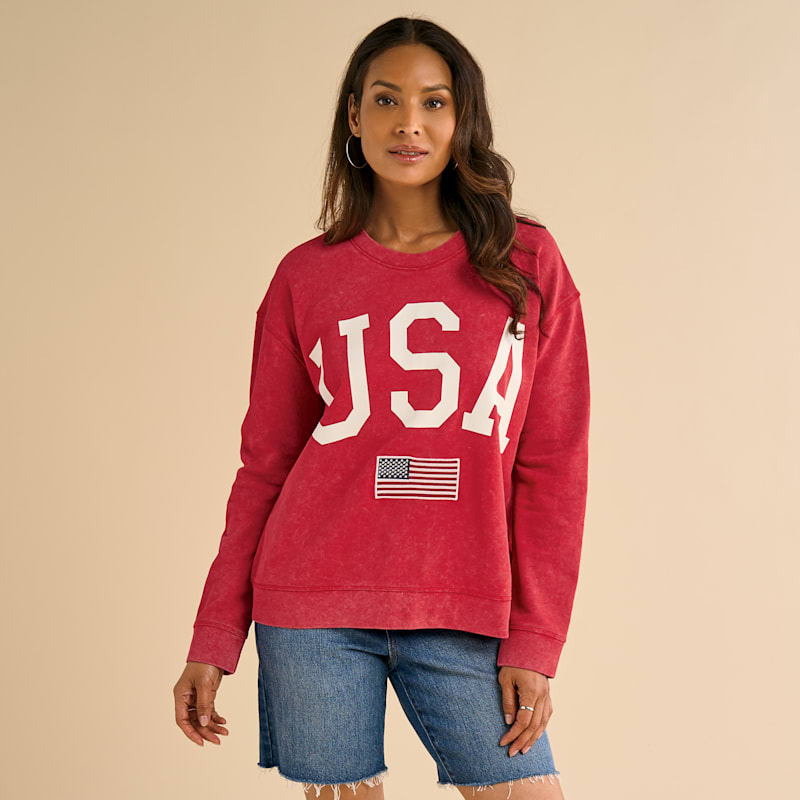 Natural Reflections USA Flag Sweatshirt