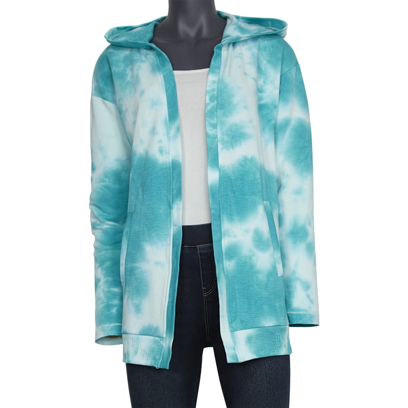 Natural Reflections Tie-Dye Long-Sleeve Cardigan