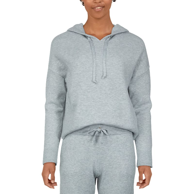 Natural Reflections Knit Hooded Long-Sleeve Sweater