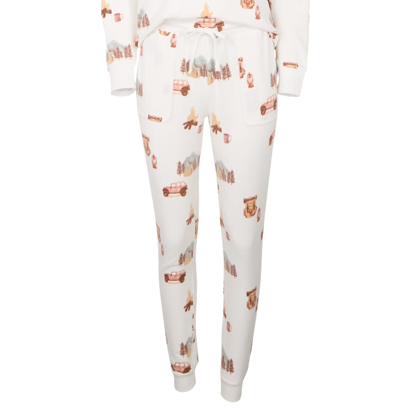 Natural Reflections Camper Print Joggers