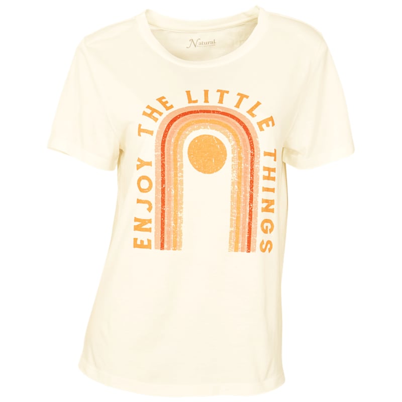 Natural Reflections Enjoy The Little Things Short-Sleeve Shirt