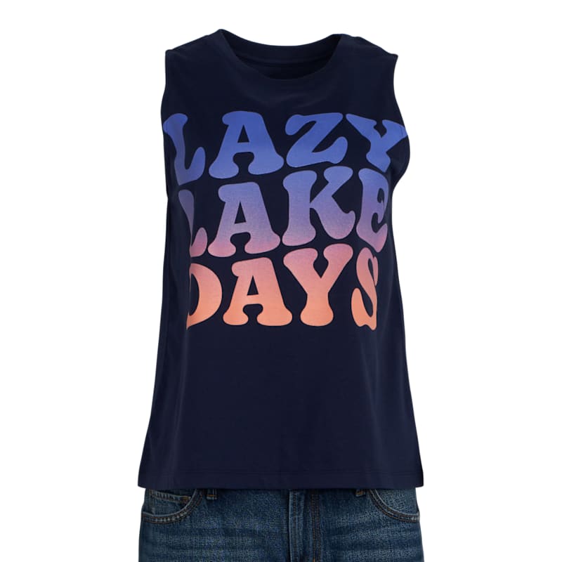 Natural Reflections Lazy Lake Days Tank Top