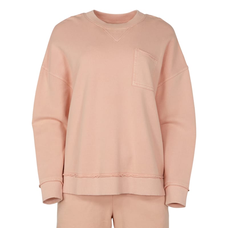 Natural Reflections Harbor Long-Sleeve Pocket Sweatshirt